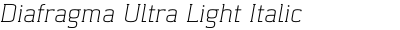 Diafragma Ultra Light Italic